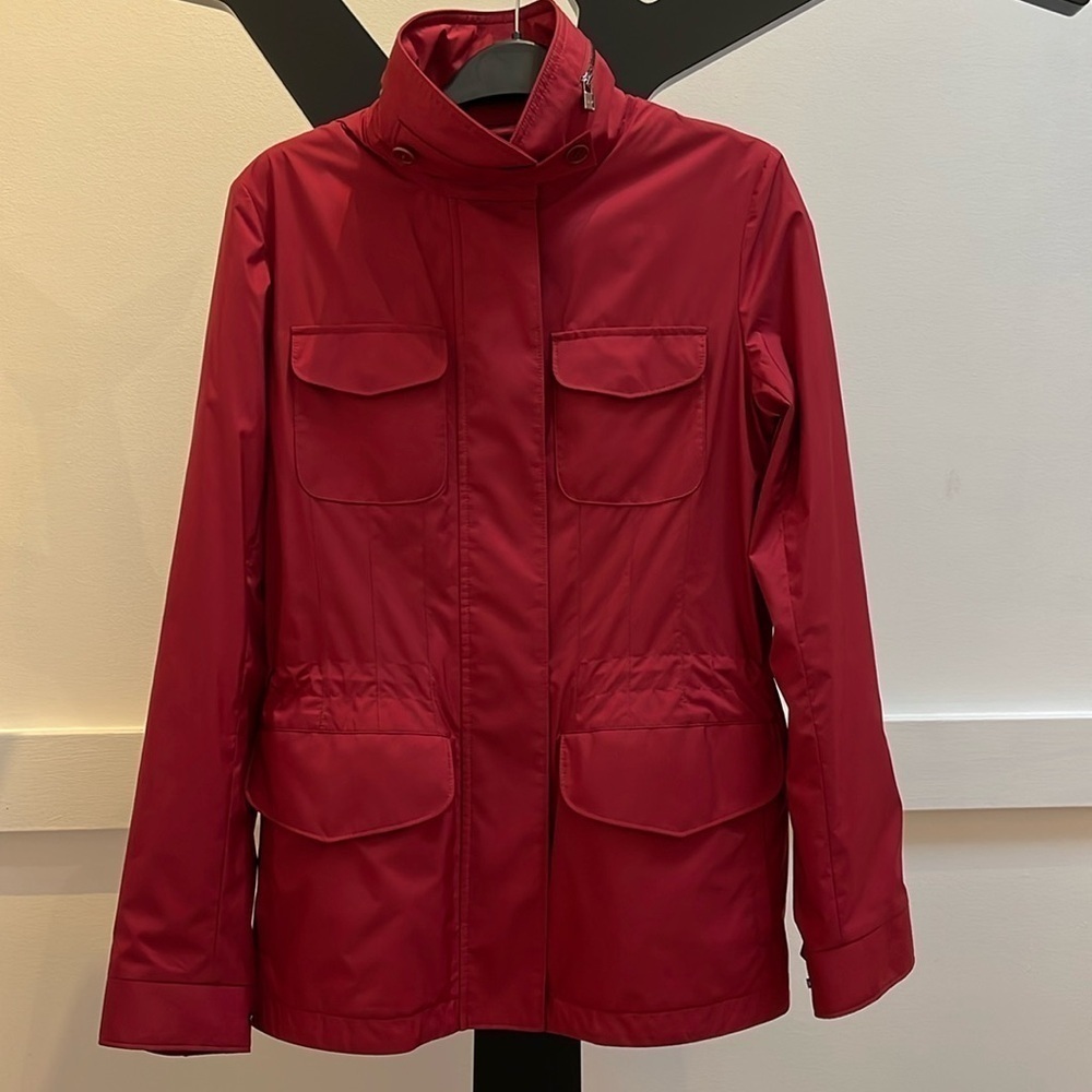 LORO PIANA Traveller Jacket red size 38 XS